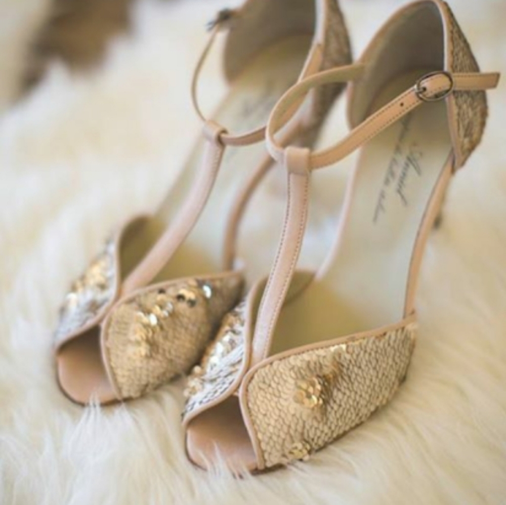 Anniel sequin shoes 7/37 New